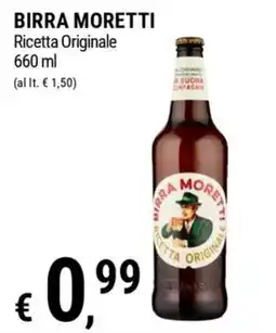 Tre Valli Supermercato Birra Moretti Ricetta Originale offerta