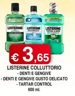 Orsini Market Listerine colluttorio offerta