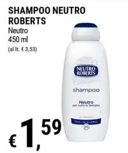 Tre Valli Supermercato Shampoo Neutro Roberts offerta