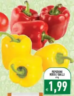 Supermercati Agorà Peperoni rossi/ gialli offerta