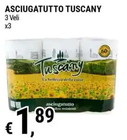 Tre Valli Supermercato Asciugatutto Tuscany offerta