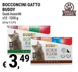 Tre Valli Supermercato Bocconcini gatto Buddy offerta