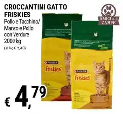Tre Valli Supermercato Crocchettini gatto Friskies offerta