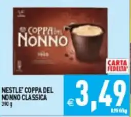Supermercati Agorà Nestlé Coppa del Nonno Classica offerta
