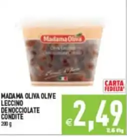 Supermercati Agorà Madama Oliva olive leccino denocciolate condite offerta