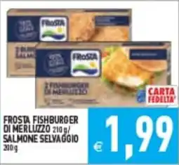 Supermercati Agorà Frosta Fishburger di merluzzo offerta