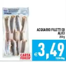 Supermercati Agorà Acquario filetti di alici offerta
