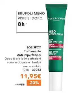 Yves Rocher SOS SPOT Trattamento Anti-Imperfezioni offerta