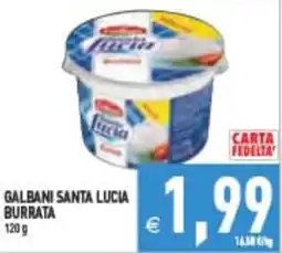 Supermercati Agorà Galbani Santa Lucia Burrata offerta