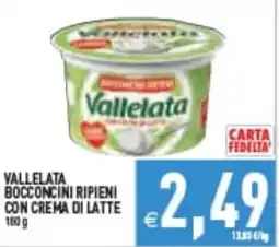 Supermercati Agorà Vallelata bocconcini ripieni con crema di latte offerta