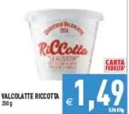Supermercati Agorà Valcolatte Ricotta offerta