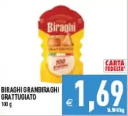 Supermercati Agorà Biraghi granbiraghi grattugiato offerta