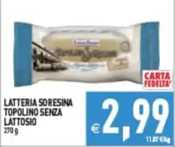 Supermercati Agorà Latteria So Resina Topolino senza lattosio offerta