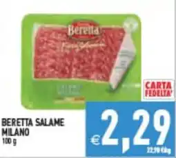 Supermercati Agorà Beretta Salame Milano offerta