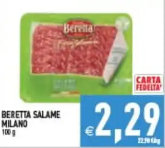Supermercati Agorà Beretta Salame Milano offerta