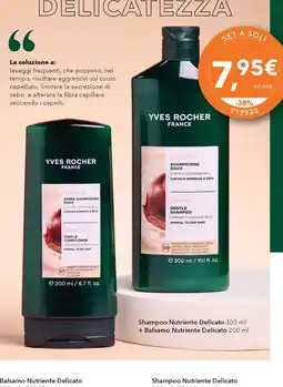 Yves Rocher Shampoo Nutriente Delicato Yves Rocher France offerta