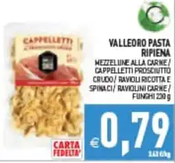 Supermercati Agorà Valleoro pasta ripiena offerta
