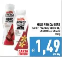 Supermercati Agorà Milk Pro da bere offerta