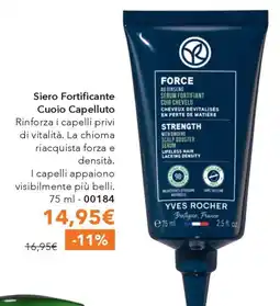 Yves Rocher Siero Fortificante Cuoio Capelluto Yves Rocher offerta