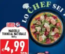 Supermercati Agorà Mareblu tonno al naturale offerta