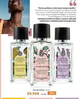 Yves Rocher Essences Botaniques Eau de Parfum offerta