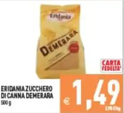 Supermercati Agorà Eridania zucchero di canna demerara offerta
