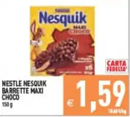 Supermercati Agorà Nestle Nesquik barrette maxi choco offerta