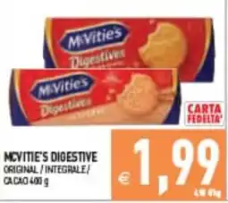 Supermercati Agorà McVitie's Digestive offerta