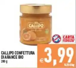 Supermercati Agorà Callipo confettura di arance bio offerta
