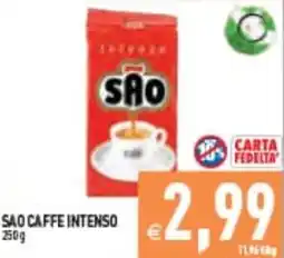 Supermercati Agorà Sao caffè intenso offerta