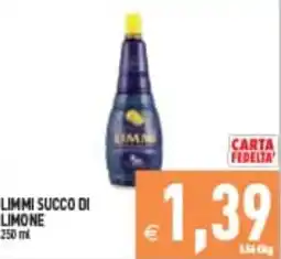 Supermercati Agorà Limmi succo di limone offerta