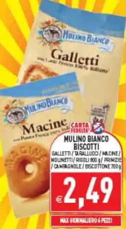 Supermercati Agorà Mulino Bianco biscotti offerta