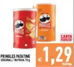 Supermercati Agorà Pringles patatine original offerta