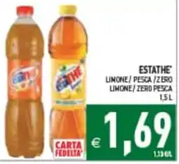 Supermercati Agorà Estathe limone/zero pesca offerta