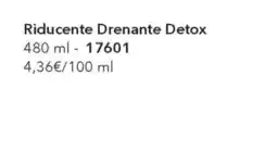 Yves Rocher Riducente Drenante Detox offerta