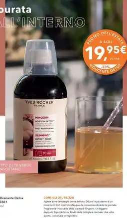 Yves Rocher Yves Rocher Boisson Detox offerta