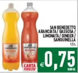 Supermercati Agorà San Benedetto aranciata gassosa limonata ginger sanguinella offerta