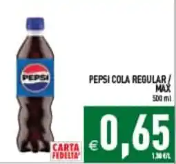 Supermercati Agorà Pepsi Cola Regular offerta