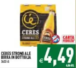 Supermercati Agorà Ceres Strong Ale offerta