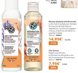 Yves Rocher Mousse Idratante Anti-Ricrescita offerta