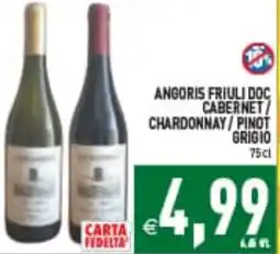Supermercati Agorà Angoris Friuli Doc offerta