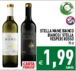 Supermercati Agorà Stella Mane Bianco Bianco / Stella Vespero Rosso offerta