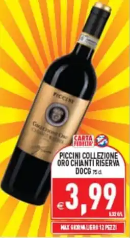 Supermercati Agorà Piccini Collezione Oro Chianti Riserva offerta