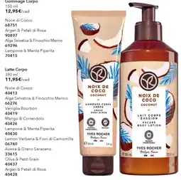 Yves Rocher Gommage Corps Crème Yves Rocher offerta