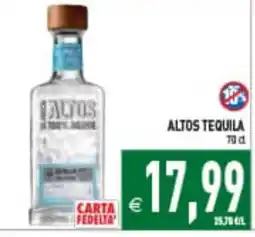 Supermercati Agorà Altos tequila offerta