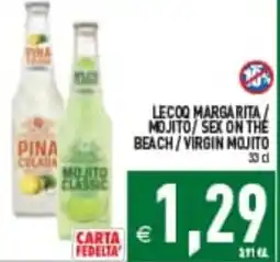 Supermercati Agorà Lecoq Margarita / Mojito / Sex on the Beach / Virgin Mojito offerta