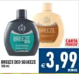 Supermercati Agorà Breeze deo squeeze offerta