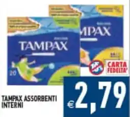Supermercati Agorà Tampax assorbenti interni offerta