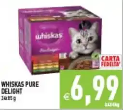 Supermercati Agorà Whiskas Pure Delight offerta