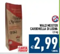 Supermercati Agorà Wald Meister carbonella di legna offerta